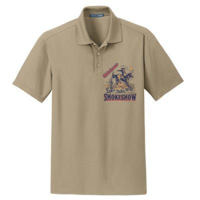 Boho Bull Skull Cow Oklahoma Smokeshow Western Country Dry Zone Grid Polo