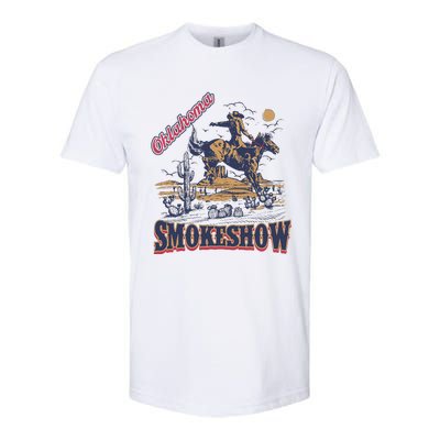 Boho Bull Skull Cow Oklahoma Smokeshow Western Country Softstyle® CVC T-Shirt