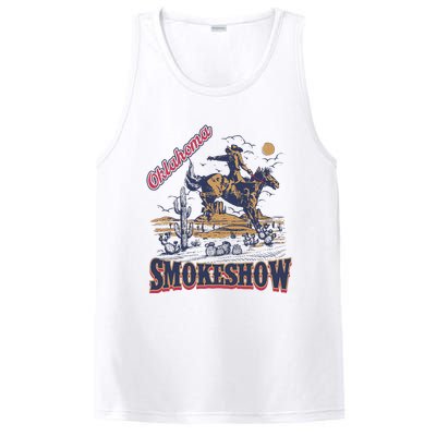 Boho Bull Skull Cow Oklahoma Smokeshow Western Country PosiCharge Competitor Tank