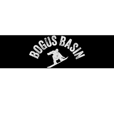 Bogus Basin Snowboard Vintage Snowboarder Retro Idaho Bumper Sticker