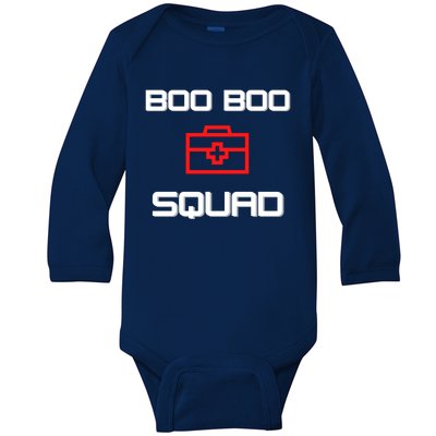 Boo Boo Squad Gift Baby Long Sleeve Bodysuit