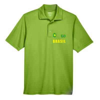 Brasil Brazil Soccer Player Jersey Flag Trikot Clothing Men's Origin Performance Piqué Polo