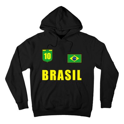 Brasil Brazil Soccer Player Jersey Flag Trikot Clothing Hoodie