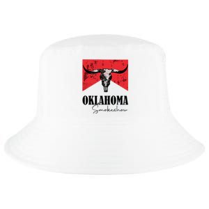 Boho Bull Skull Cow Oklahoma Smokeshow Western Country Cool Comfort Performance Bucket Hat