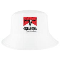 Boho Bull Skull Cow Oklahoma Smokeshow Western Country Cool Comfort Performance Bucket Hat