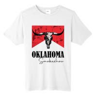 Boho Bull Skull Cow Oklahoma Smokeshow Western Country Tall Fusion ChromaSoft Performance T-Shirt