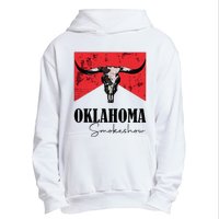 Boho Bull Skull Cow Oklahoma Smokeshow Western Country Urban Pullover Hoodie