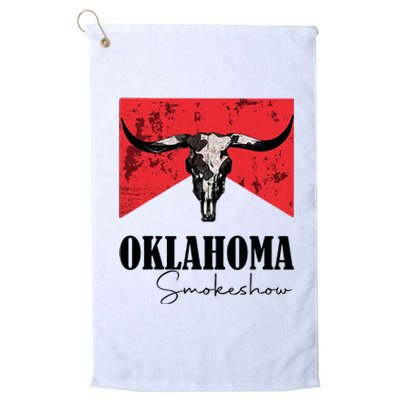 Boho Bull Skull Cow Oklahoma Smokeshow Western Country Platinum Collection Golf Towel