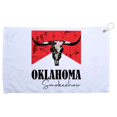 Boho Bull Skull Cow Oklahoma Smokeshow Western Country Grommeted Golf Towel