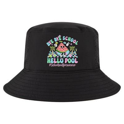 Bye Bye School Hello Pool Schools Out For Summer Teacher Cool Comfort Performance Bucket Hat