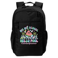 Bye Bye School Hello Pool Schools Out For Summer Teacher Backpack