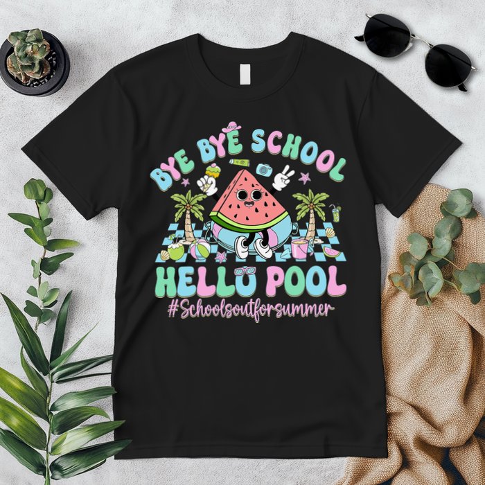 Bye Bye School Hello Pool Schools Out For Summer Teacher Premium T-Shirt