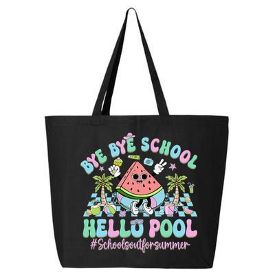 Bye Bye School Hello Pool Schools Out For Summer Teacher 25L Jumbo Tote