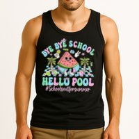 Bye Bye School Hello Pool Schools Out For Summer Teacher Tank Top