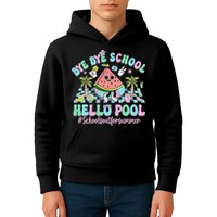 Bye Bye School Hello Pool Schools Out For Summer Teacher Kids Hoodie