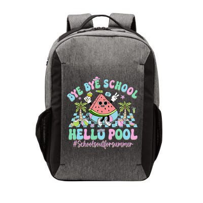 Bye Bye School Hello Pool Schools Out For Summer Teacher Vector Backpack