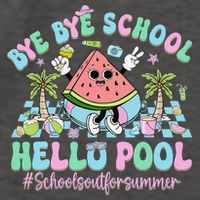 Bye Bye School Hello Pool Schools Out For Summer Teacher Vector Backpack