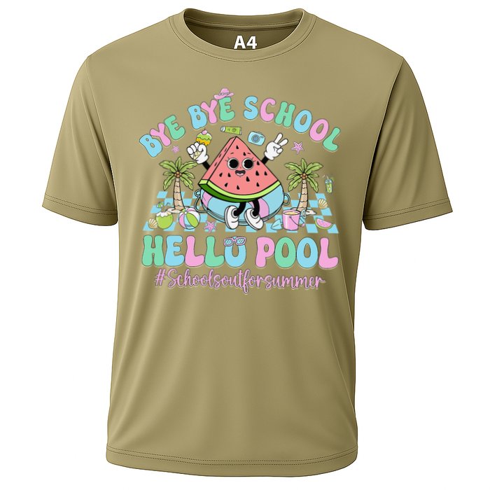Bye Bye School Hello Pool Schools Out For Summer Teacher Performance Shirt