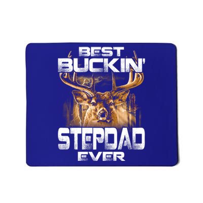 Best Buckin Stepdad Ever Deer Hunting Bucking Father Gift Mousepad