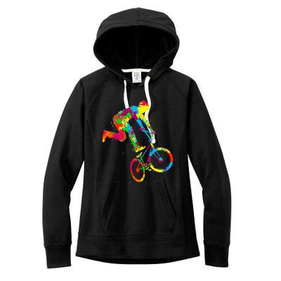 Bmx Bike Stunt Rider Children Women's Fleece Hoodie