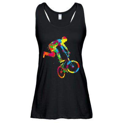 Bmx Bike Stunt Rider Children Ladies Essential Flowy Tank