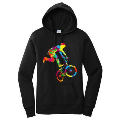 Bmx Bike Stunt Rider Children Women's Pullover Hoodie