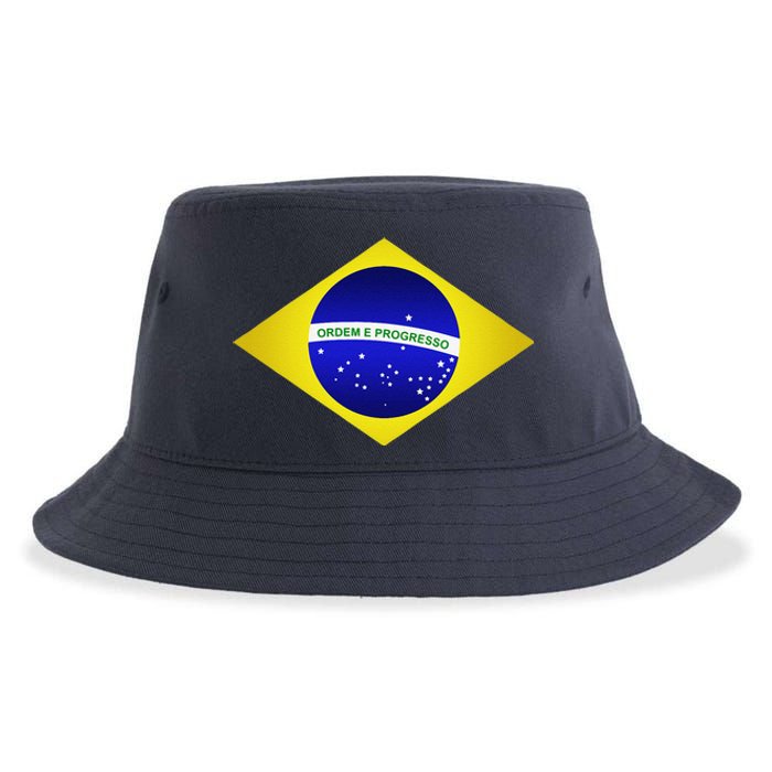 Brazil Brazilian Soccer Football Brazilian Flag Sustainable Bucket Hat