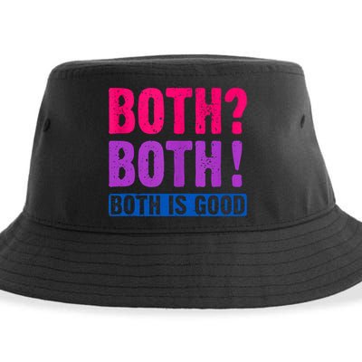 Bisexuality, Bisexual Saying, Both Both! Both Is Good Sustainable Bucket Hat