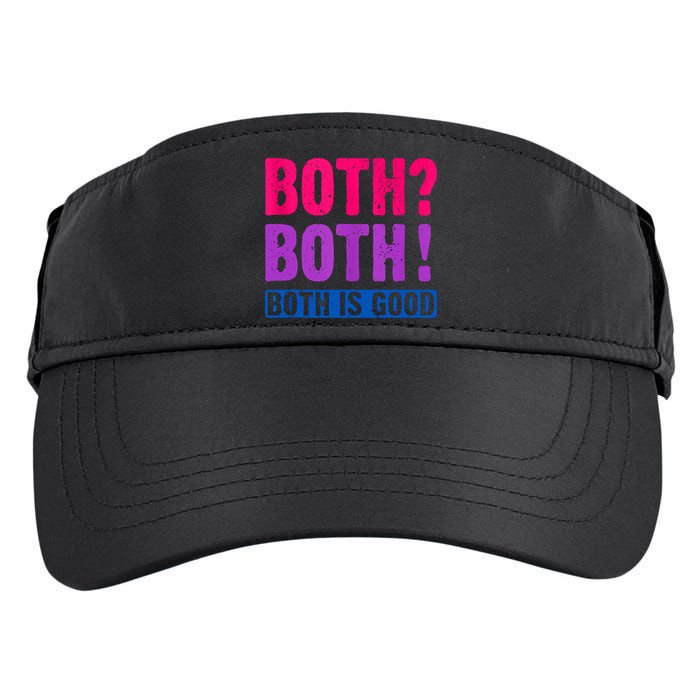 Bisexuality, Bisexual Saying, Both Both! Both Is Good Adult Drive Performance Visor