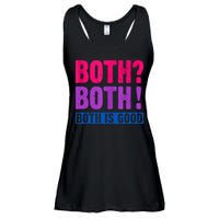 Bisexuality, Bisexual Saying, Both Both! Both Is Good Ladies Essential Flowy Tank