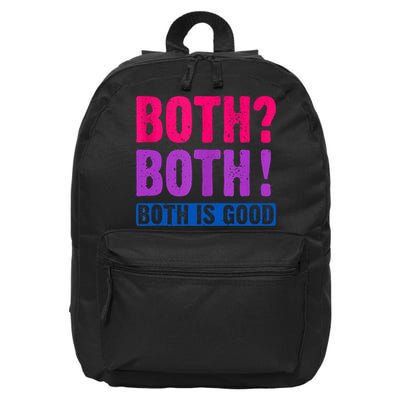 Bisexuality, Bisexual Saying, Both Both! Both Is Good 16 in Basic Backpack