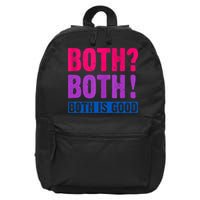 Bisexuality, Bisexual Saying, Both Both! Both Is Good 16 in Basic Backpack