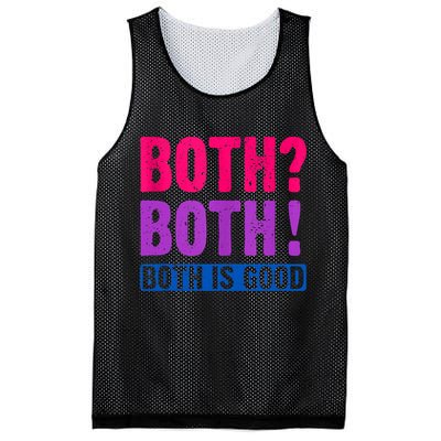 Bisexuality, Bisexual Saying, Both Both! Both Is Good Mesh Reversible Basketball Jersey Tank