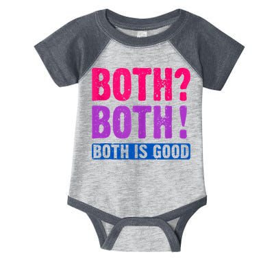 Bisexuality, Bisexual Saying, Both Both! Both Is Good Infant Baby Jersey Bodysuit