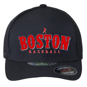 Boston Baseball Sports Fan Flexfit Unipanel Trucker Cap