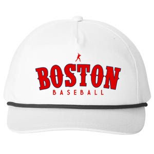 Boston Baseball Sports Fan Snapback Five-Panel Rope Hat