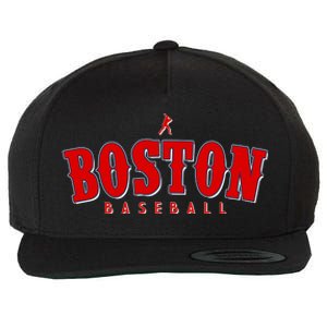 Boston Baseball Sports Fan Wool Snapback Cap