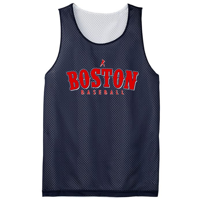 Boston Baseball Sports Fan Mesh Reversible Basketball Jersey Tank