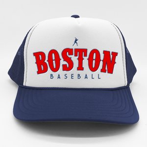 Boston Baseball Sports Fan Trucker Hat