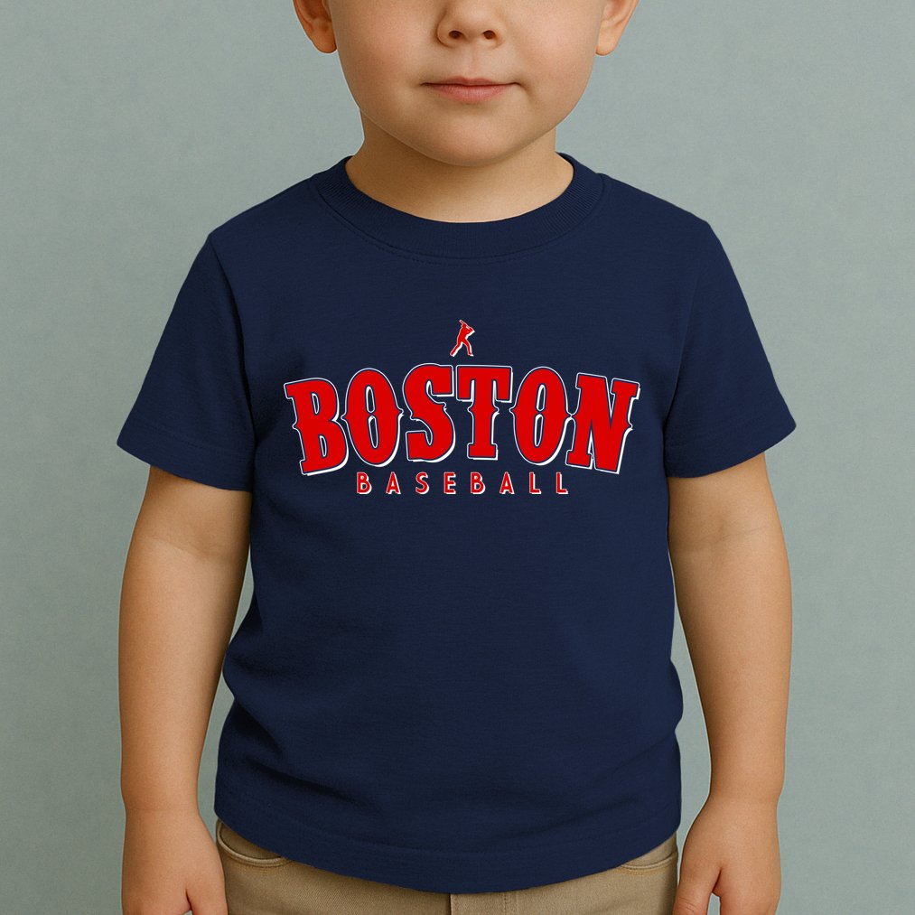Boston Baseball Sports Fan Toddler T-Shirt