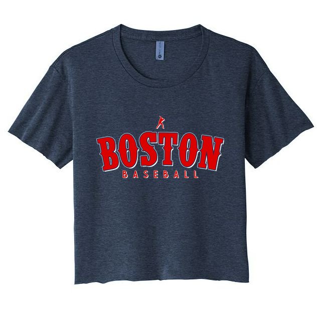 Boston Baseball Sports Fan Crop Top