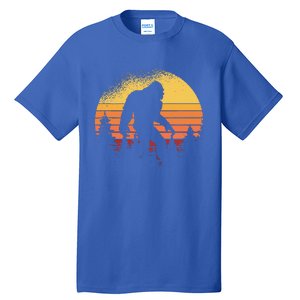 Bigfoot Believer Silhouette Sasquatch Hide And Seek Tall T-Shirt