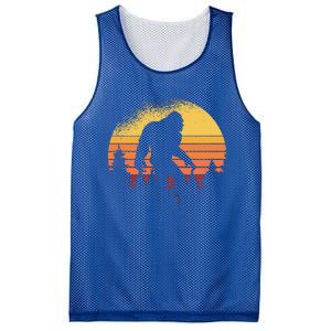 Bigfoot Believer Silhouette Sasquatch Hide And Seek Mesh Reversible Basketball Jersey Tank