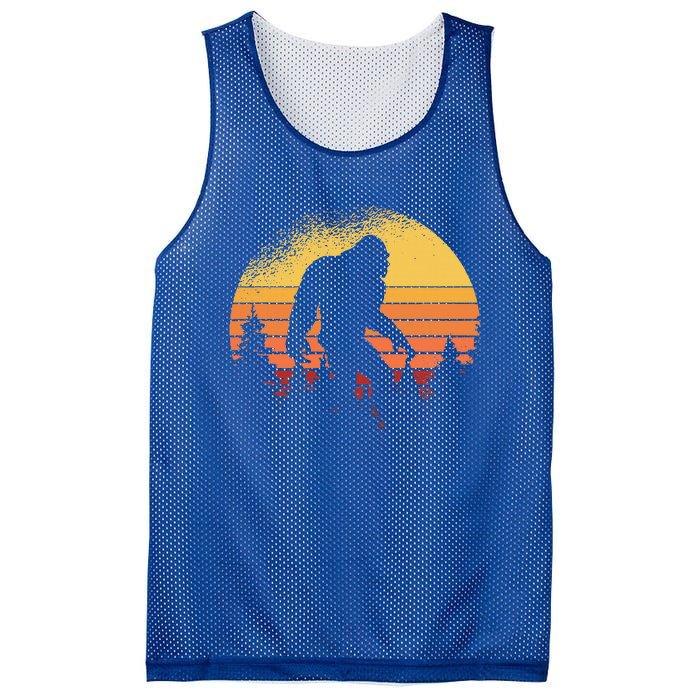 Bigfoot Believer Silhouette Sasquatch Hide And Seek Mesh Reversible Basketball Jersey Tank