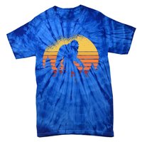 Bigfoot Believer Silhouette Sasquatch Hide And Seek Tie-Dye T-Shirt