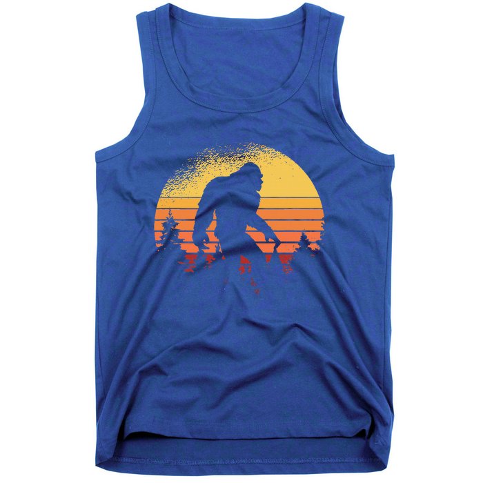 Bigfoot Believer Silhouette Sasquatch Hide And Seek Tank Top