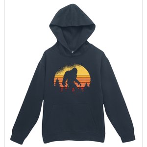 Bigfoot Believer Silhouette Sasquatch Hide And Seek Urban Pullover Hoodie