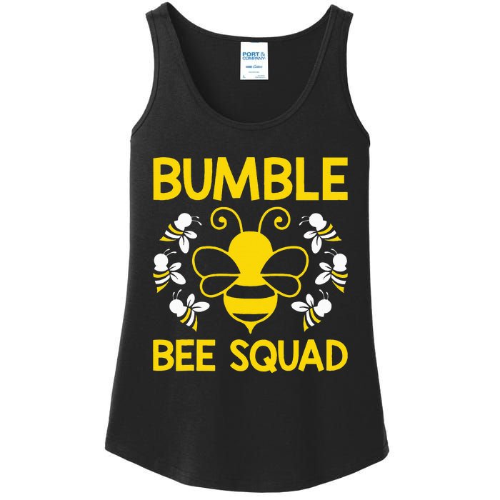 Bumble Bee Squad Bumblebee Team Group Ladies Essential Tank