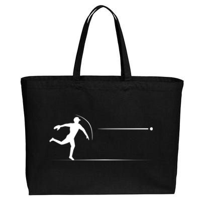 Baseball Baller Sports Player Lover Coach Graphic Gift Cotton Canvas Jumbo Tote