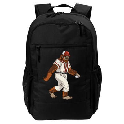 Bigfoot Baseball Sasquatch Playing Baseball Player Backpack